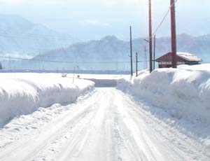 圧雪道路